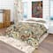 Designart 'Floral Pattern with Doodles & Cucumbers' Bohemian & Eclectic Bedding Set - Duvet Cover & Shams